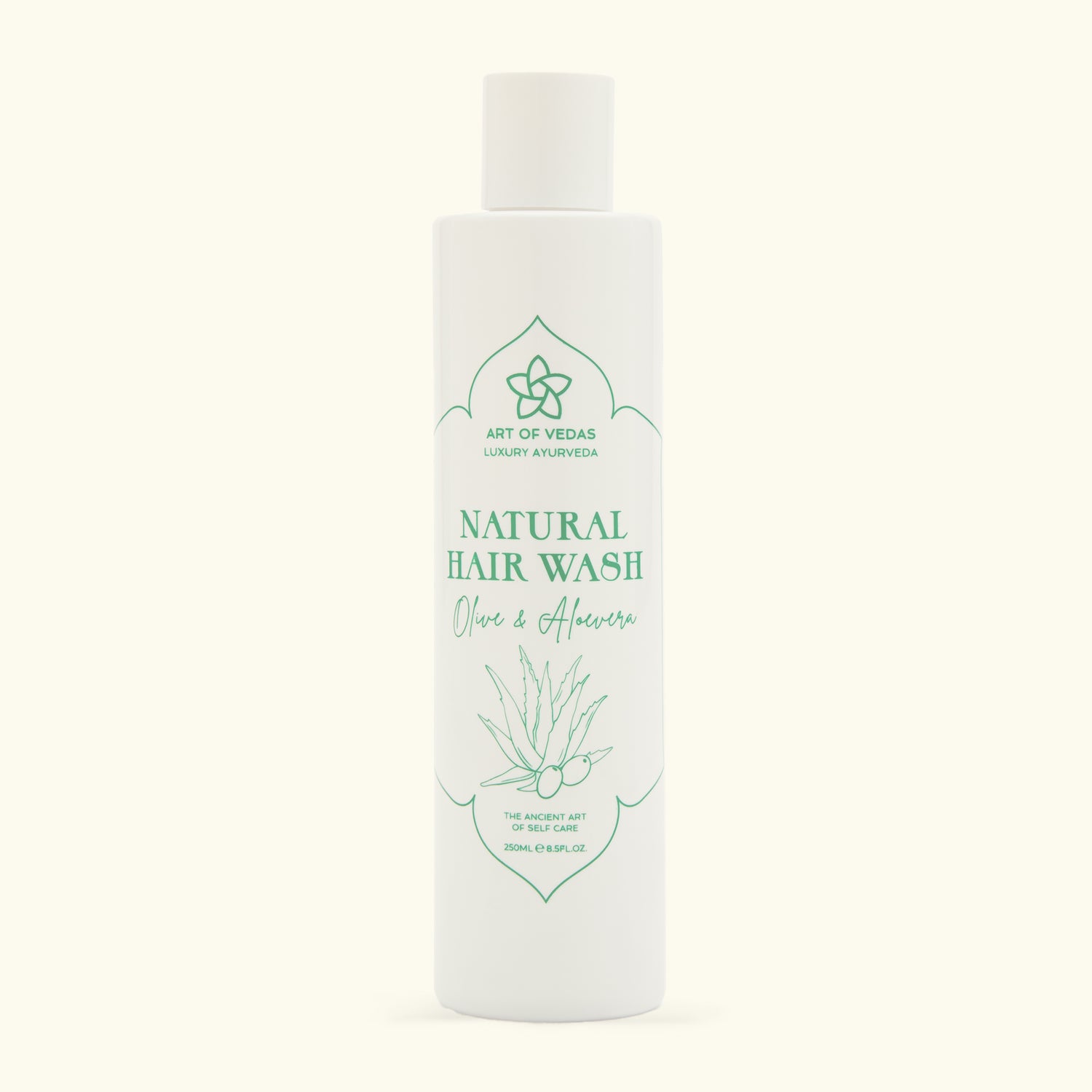 Olive and Aloe Vera Shampoo - Art of Vedas Natural Hair Care for Shine and Hydration