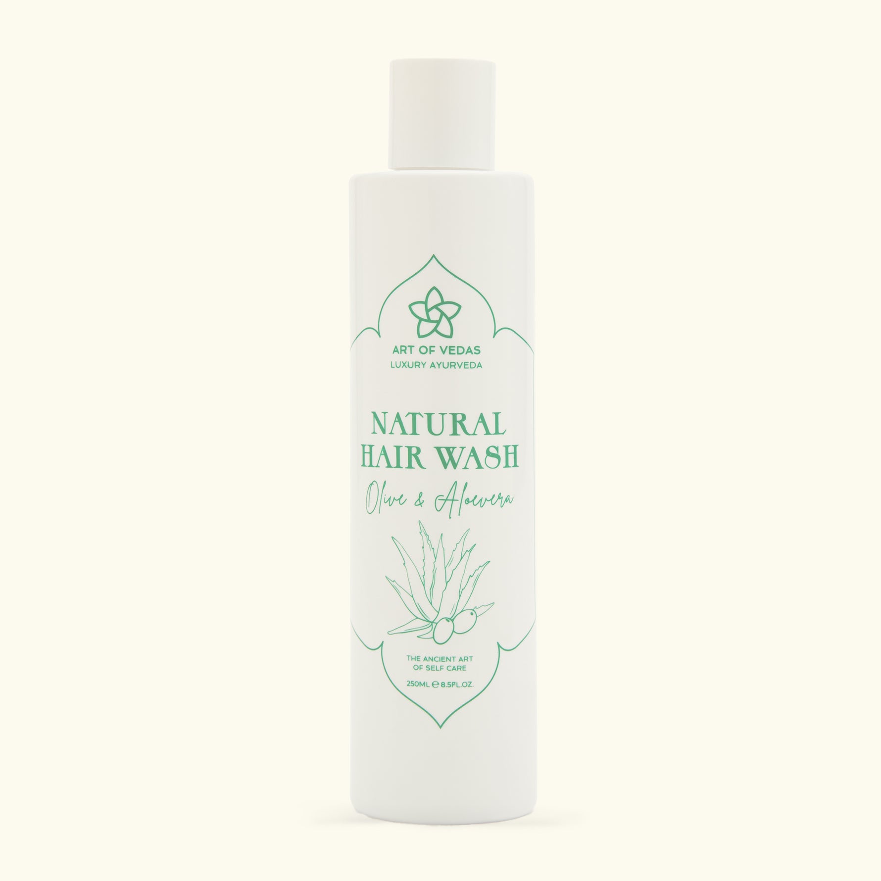 Olive and Aloe Vera Shampoo - Art of Vedas Natural Hair Care for Shine and Hydration