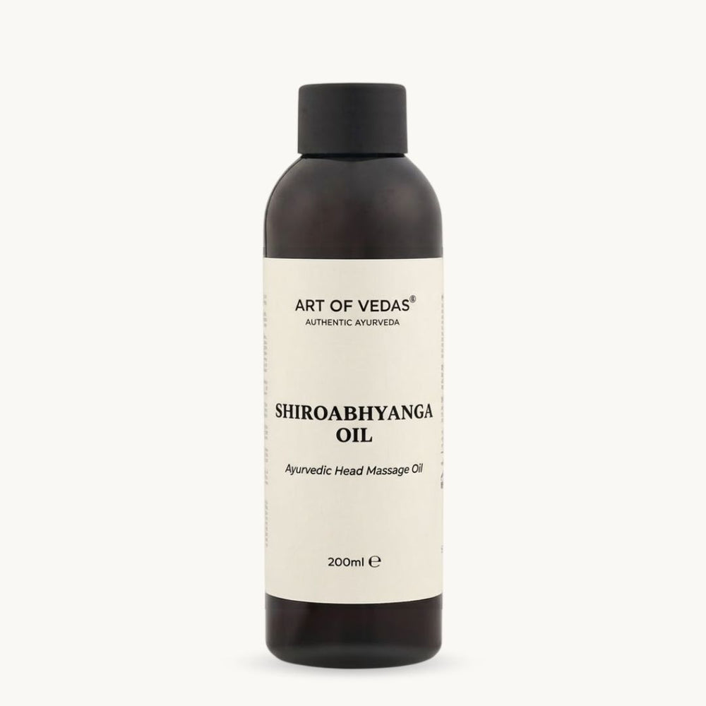Art of Vedas Shiroabhyanga Oil, 200 ml Ayurvedic head massage oil with Amla, Bhringraj and Brahmi, also used for Shirodhara